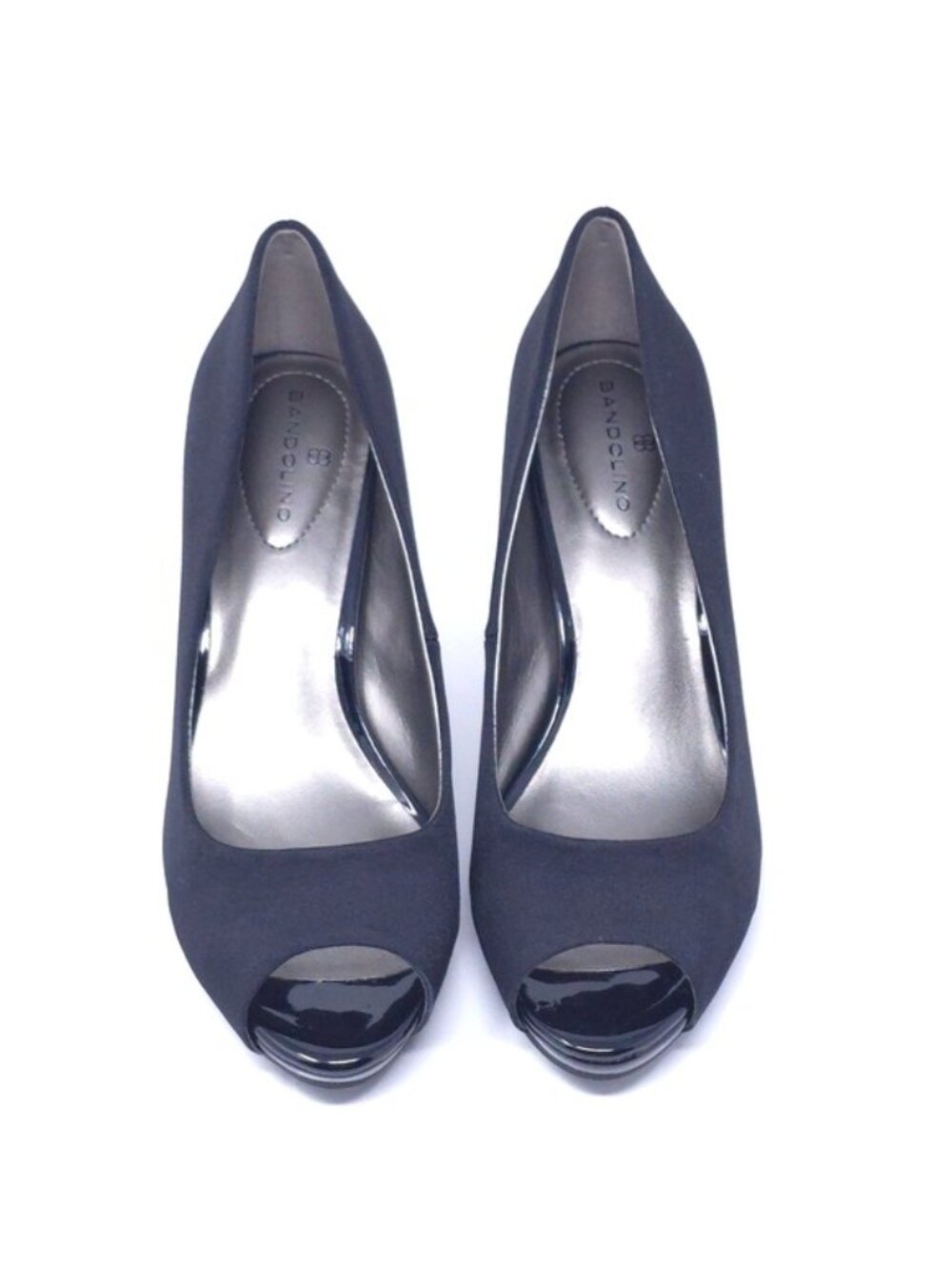 Bandolino Rainaa Stretch Lycra Pointed Toe Pumps Black Size 7M - Picture 7 of 10